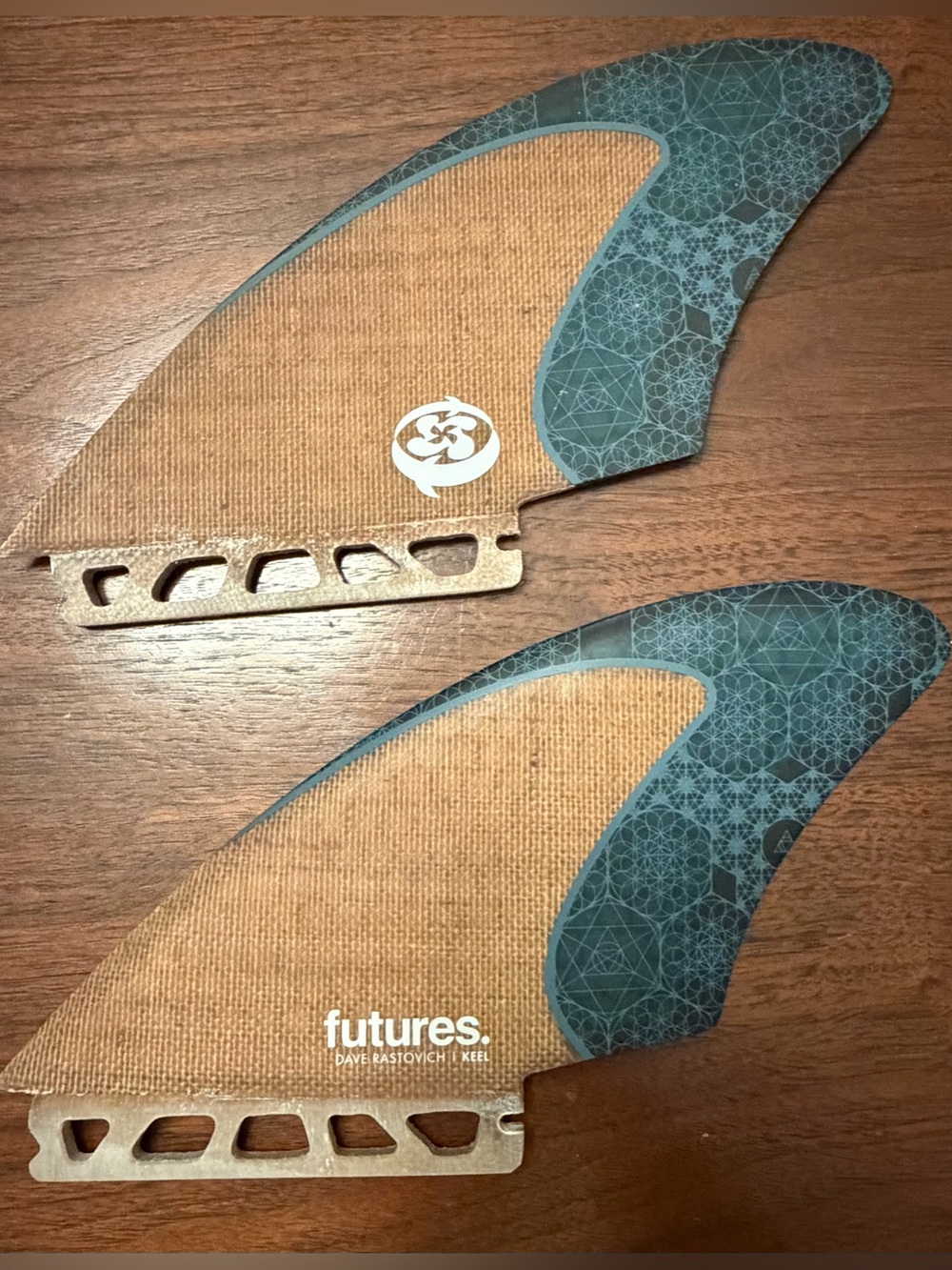 Future Fins  - Tan and Dark Teal